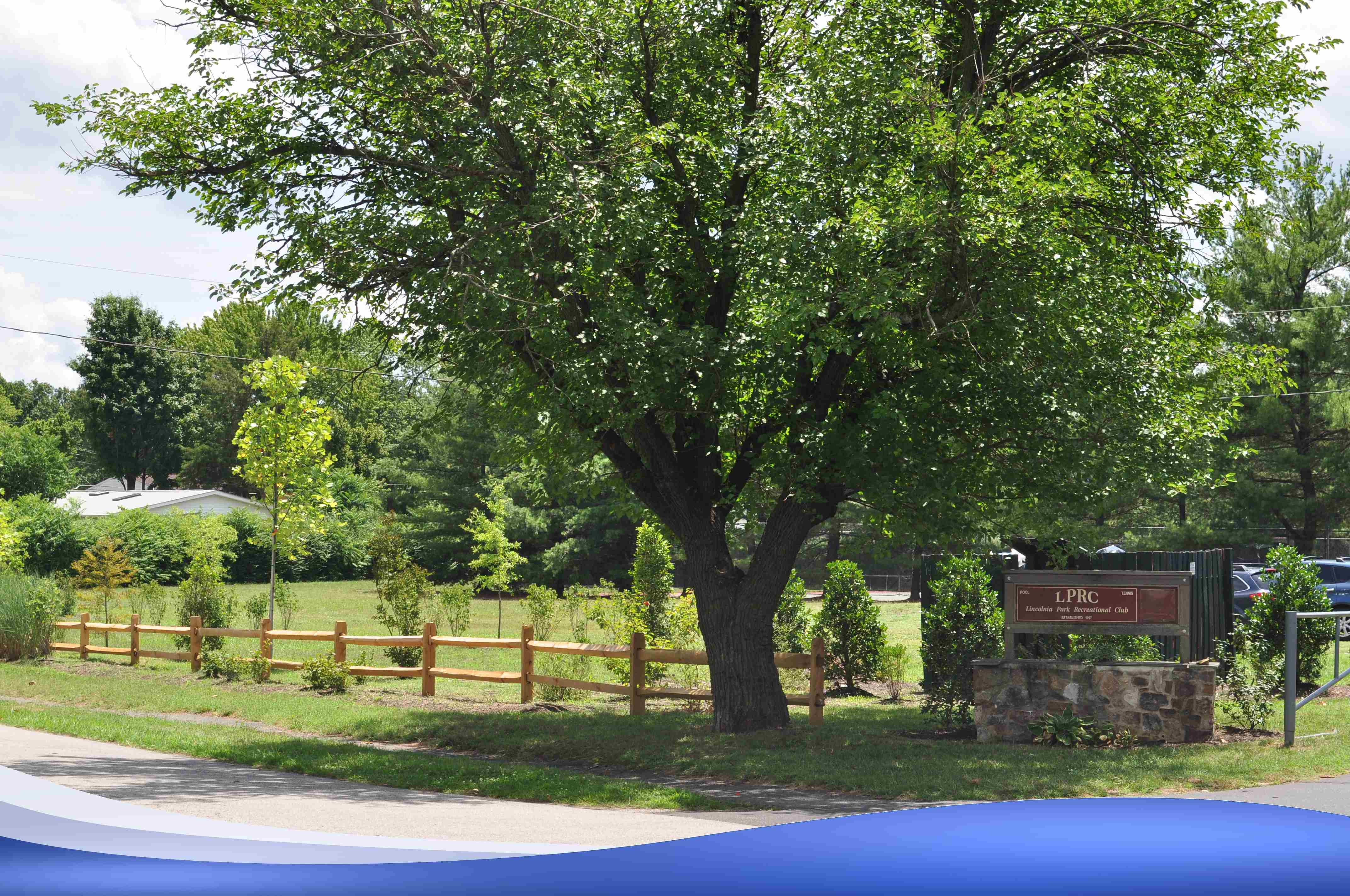 LPRC sign and landscaping